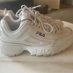 Platform all white fila